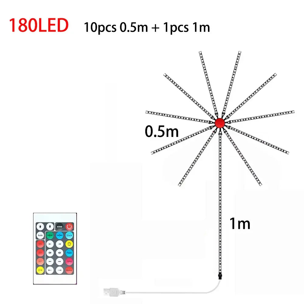 Christmas Fireworks lights