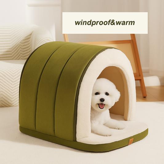 Warm deep tent bed