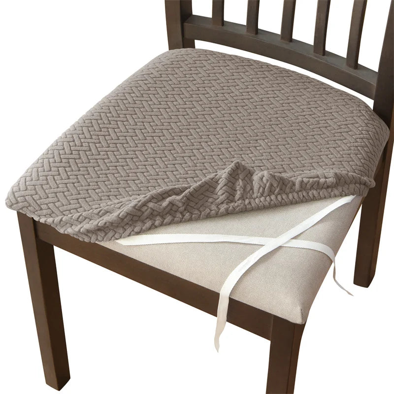 4pcs/set Stretch Dining Chair Seat Covers